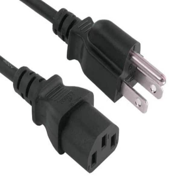 15 ft. 18 AWG Universal Power Cord (IEC320 C13 to NEMA 5-15P) (3-Pack)