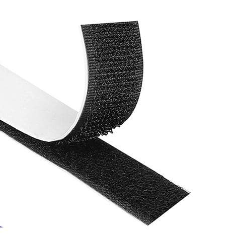 VELCRO Sewable Tape Colour Black Velcro Macho-Hook