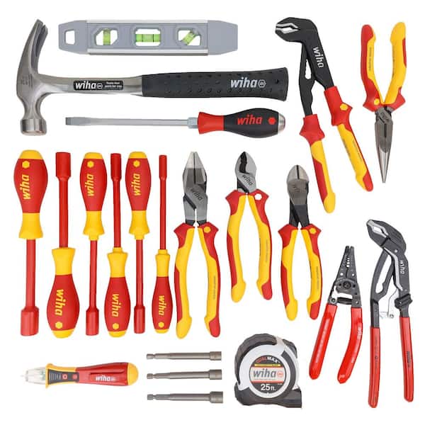 Wiha Master Electrician's 1000-Volt Insulated Tool Kit in Heavy