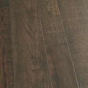 Carmel Hickory 3/8 in. T x 6 in. W Distressed Engineered Hardwood Flooring (19.8 sqft/case)