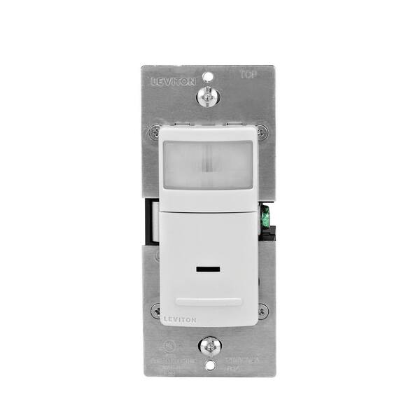 Leviton Decora Motion Sensor In-Wall Switch, Auto-On, 5 A, Single Pole, White/Ivory/Light Almond