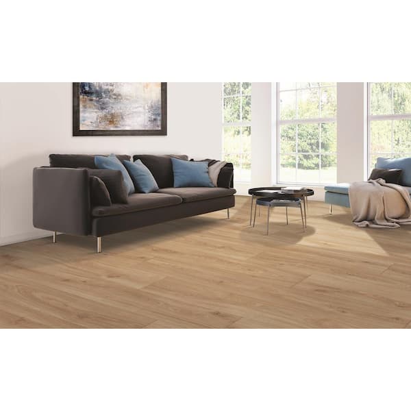 Take Home Sample - Magdalena Brown Hickory 16 MIL Waterproof Vinyl Sheet Flooring