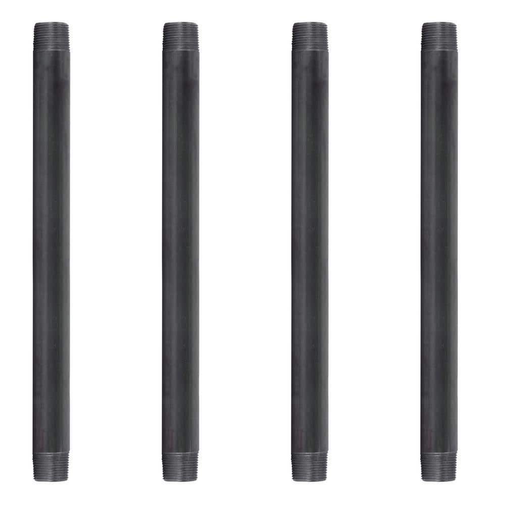 1 in. x 16 in. Black Industrial Steel Grey Plumbing Pipe (4-Pack) price history on PriceWatchPro
