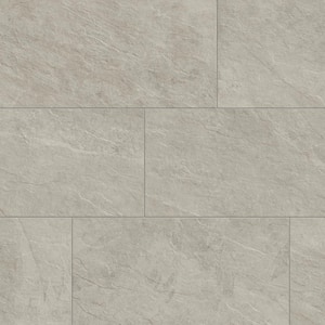 Slate Silver 12 in. x 24 in. Stone Look Porcelain Floor and Wall Tile (13.56 sq. ft./Case)