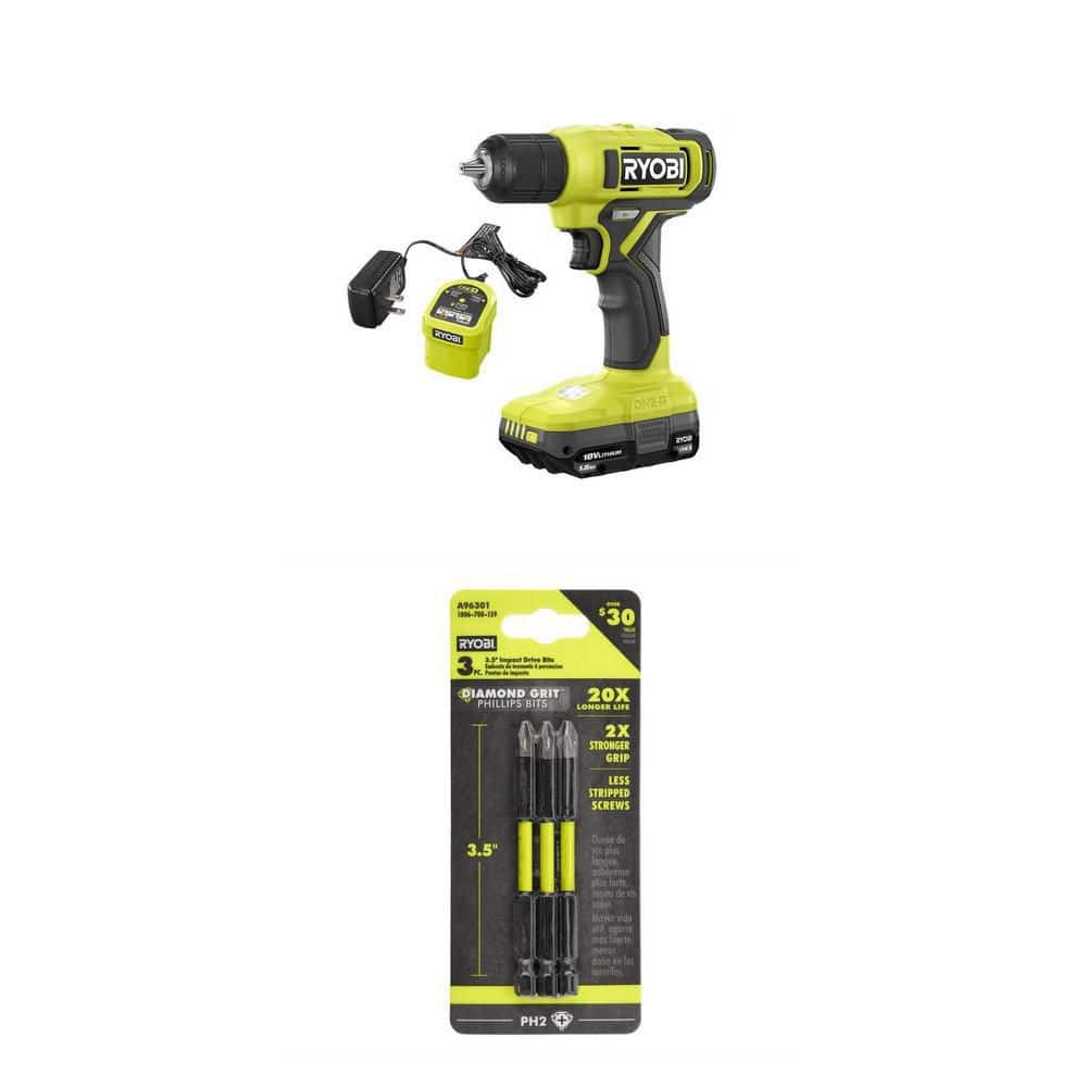 RYOBI ONE+ Drill and Drive Bits (3-Piece Bundle)