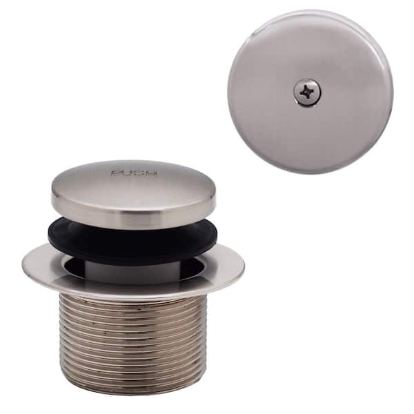 Toe Control Tub Drain Strainer with Faceplate (Two Hole) - 535-PCH