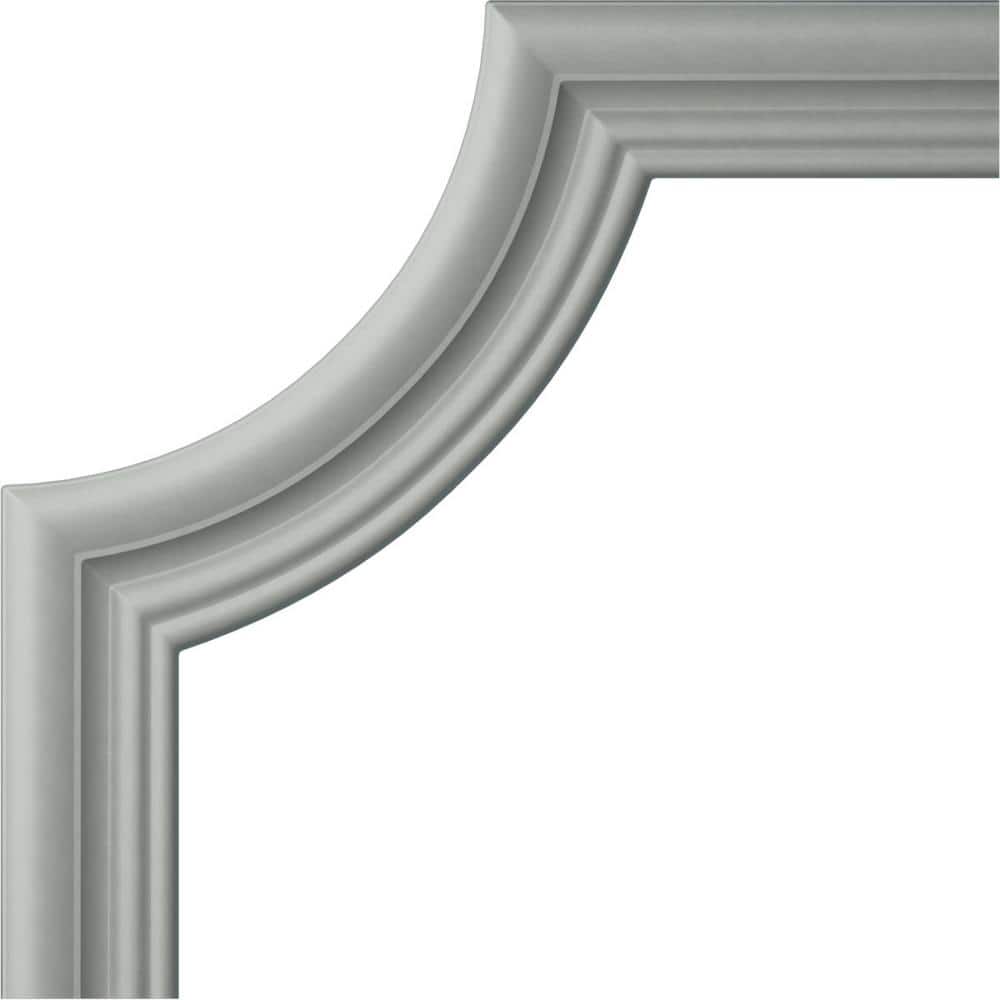 White Urethane 7.75" Panel Moulding Corner