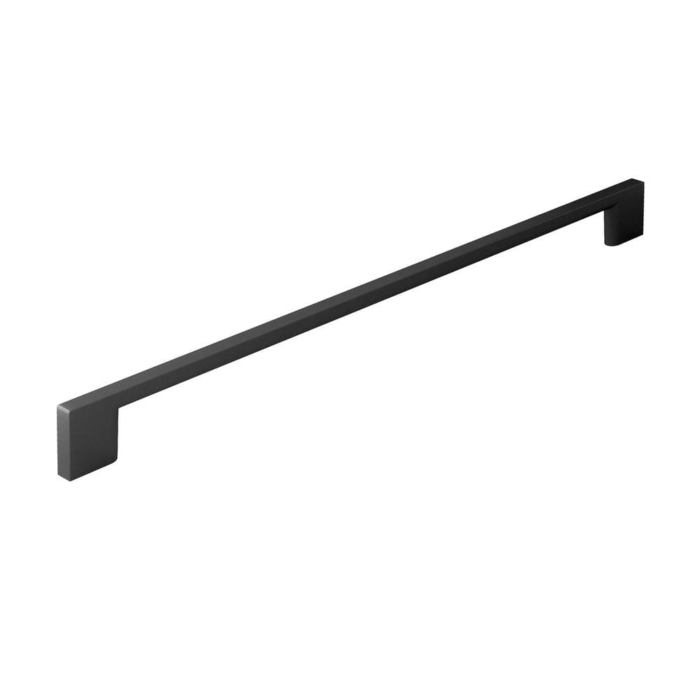 Armadale Collection 12-5/8 in. (320 mm) Modern Matte Black Rectangular Cabinet Bar Pull price history on PriceWatchPro