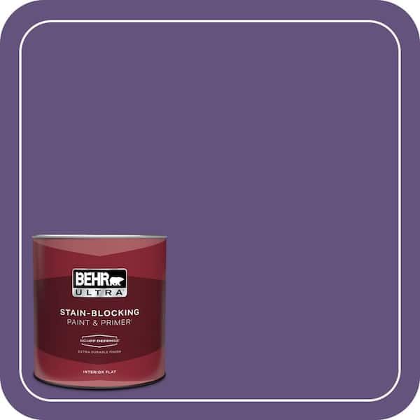 BEHR ULTRA 1 qt. #S-G-650 Berry Syrup Extra Durable Flat Interior Paint & Primer