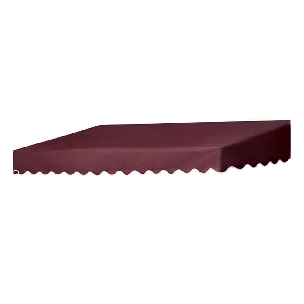 8 ft. Traditional Non-Retractable Door Canopy (50 in.Projection) in Burgundy price history on PriceWatchPro