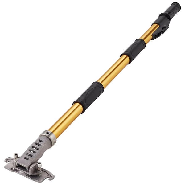 40 in. -64 in. Drywall Flat Box Handle, 5-Section Length Adjustable Anodized Aluminum Flat Finishing Extension Handle