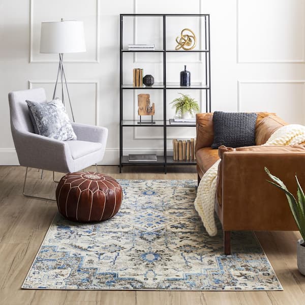 Janus Blue 7 ft. 10 in. x 10 ft. Area Rug