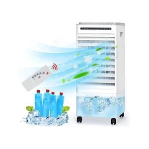 22 .00 in. Evaporative Air Cooler Tower Fan with Remote Control 6L Water Tank Capacity