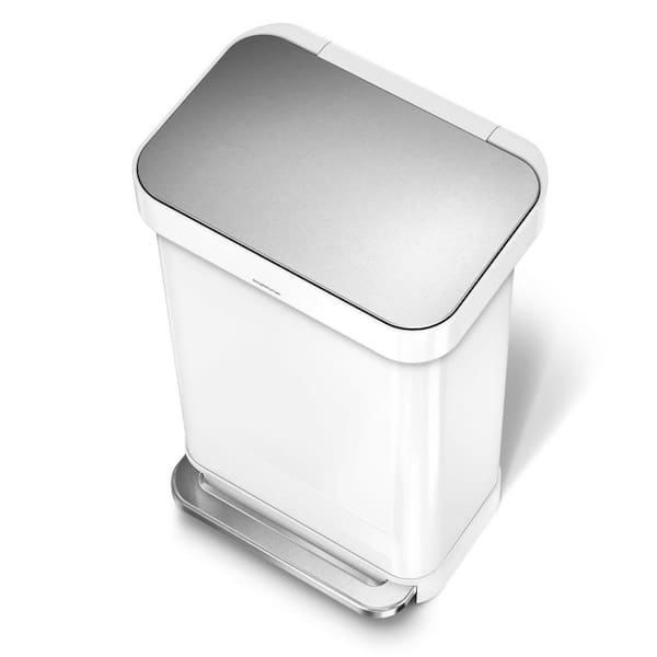 simplehuman® Trash Can Liner Code G - 8 Gallon, 17.5 x 28, 1.18 Mil, White,  Pack of 240