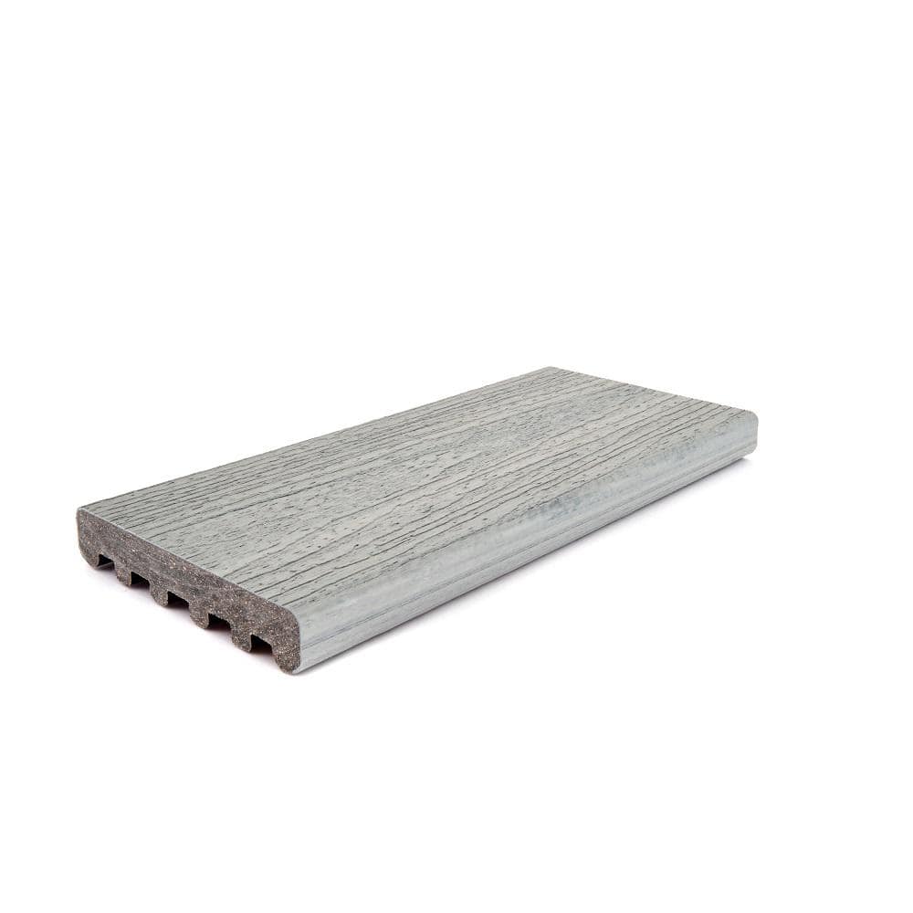 Trex Enhance Naturals 1 in. x 6 in. x 20 ft. Foggy Wharf Composite ...
