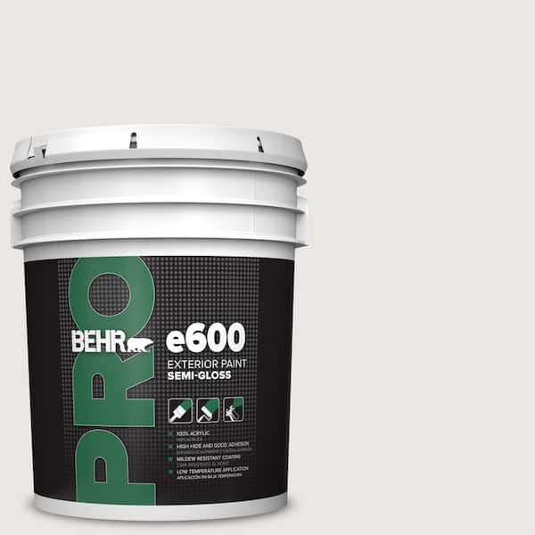 BEHR PRO 5 gal. #PPL-53 Soft Violet Semi-Gloss Exterior Paint
