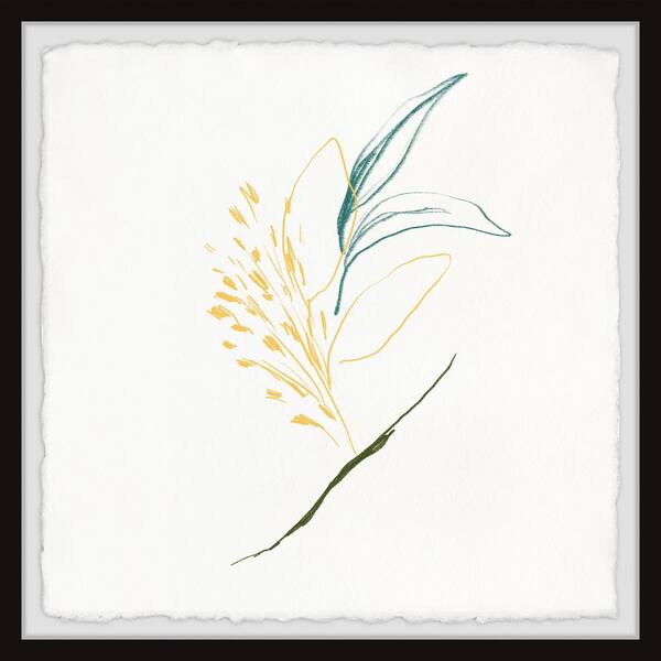 Unbranded "Flower of Dreams" by Marmont Hill Framed Nature Art Print 24 in. x 24 in.