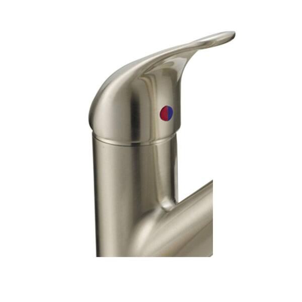 EZ-FLO Prestige Brushed Nickel 1-Handle Deck-Mount Pull-Out Handle Kitchen Faucet (Deck Plate Included) EZ-FLO Prestige Brushed Nickel 1-Handle Deck-Mount Pull-Out Handle Kitchen Faucet (Deck Plate Included)