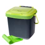 65 Gal. 2-Stage Compost Tumbler with Cart, 141 oz. 16 in. Steel Compost Sifter and 1.85 Gal. Kitchen Caddie with Bags