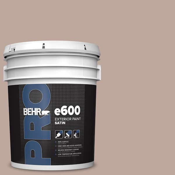 BEHR PRO 5 gal. #PWL-88 Heavenly Cocoa Satin Exterior Paint