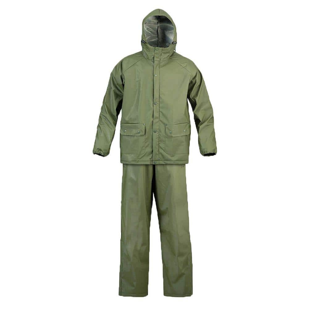 Mossi SX Drab 2X-Large Olive Rainsuit 51-200OD-2XL - The Home Depot