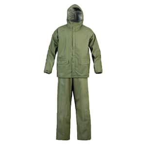 SX Drab X-Large Olive Rainsuit