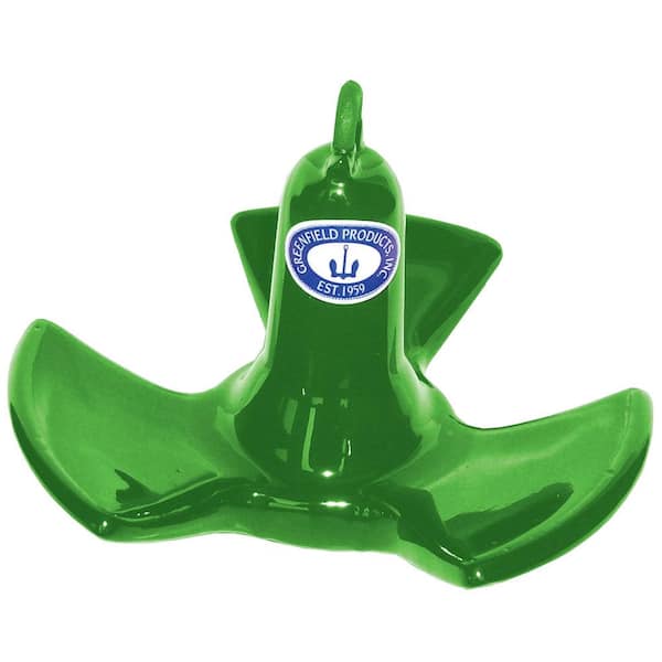 Greenfield Vinyl Coated River Anchor - Green, 16 lb.