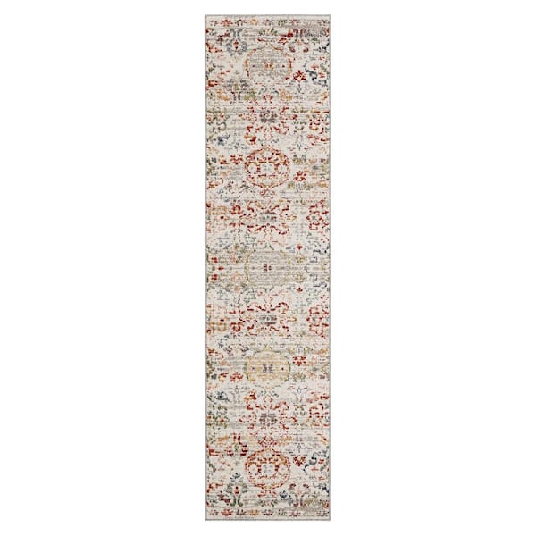 Hancock Red 1 ft. 11 in. x 10 ft. Traditional Ornamental Suzani Runner Rug