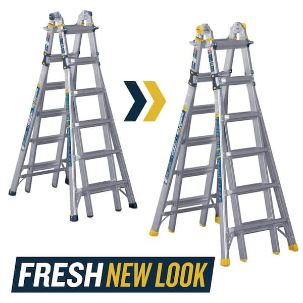 Werner 400 12-ft Aluminum Type 1AA-375-lb Load Capacity Step Ladder