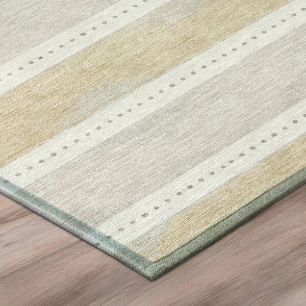 Chantille Machine Washable Indoor/Outdoor Abstract ACN3067 Ivory 3 ft. x 4 ft. Area Rug