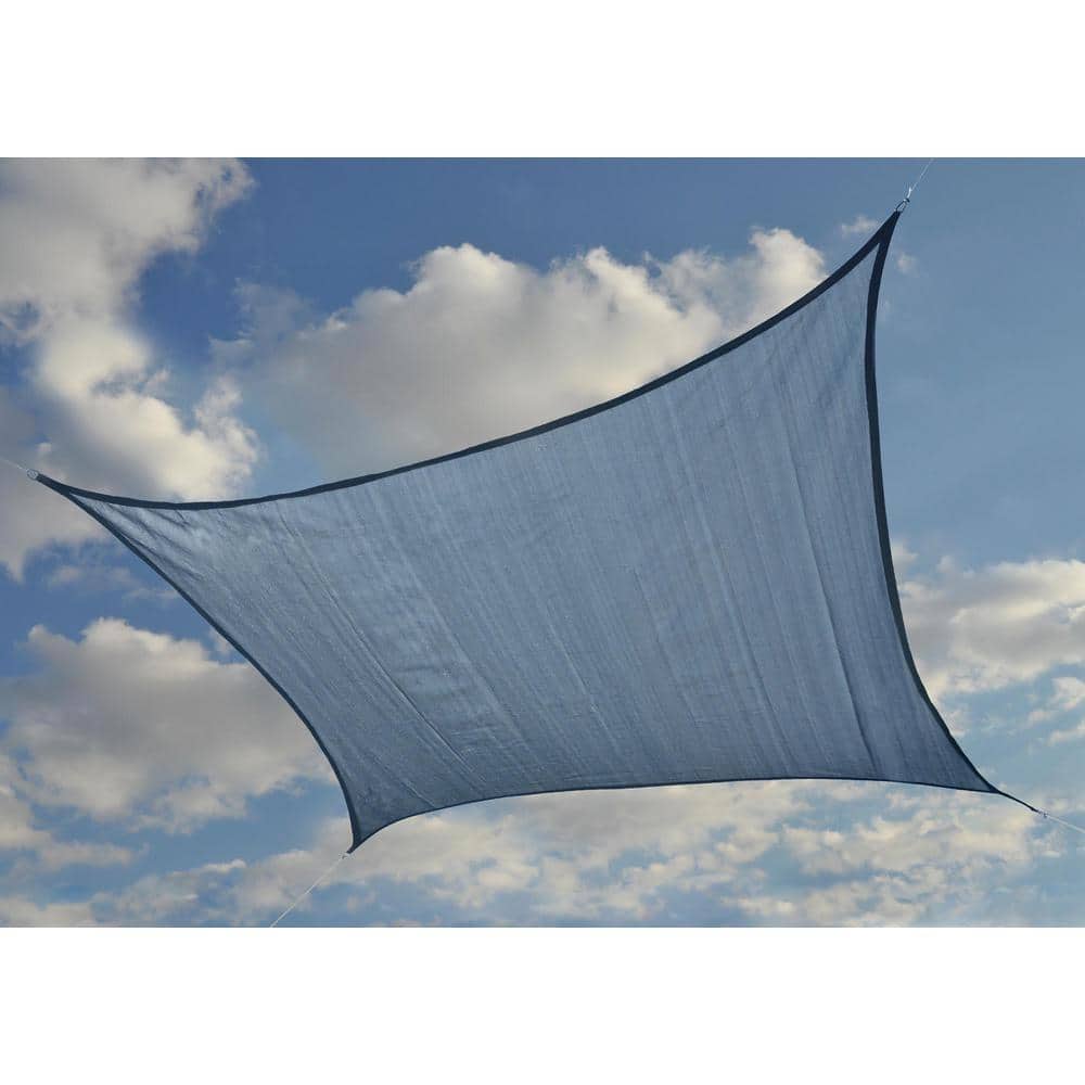 Sea Blue 16' Square Heavyweight Sun Shade Sail