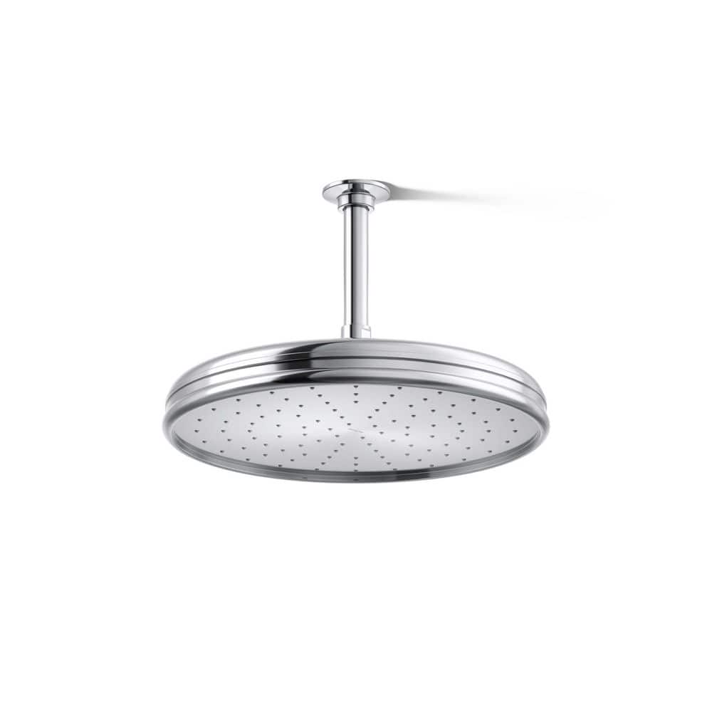 1-Spray Patterns 12 in. Ceiling Mount Rain Fixed Shower Head in Polished Chrome price history on PriceWatchPro