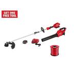 M18 FUEL 18-Volt Lith-Ion Brushless Cordless Electric String Trimmer/Blower Combo Kit & 0.095 in. 750 ft. Spool(2-Tool)