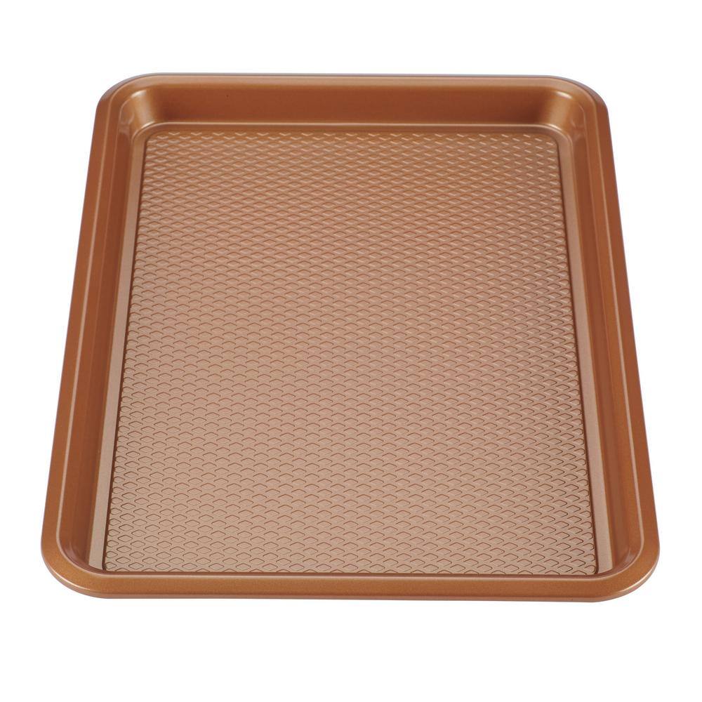 Copper Nonstick Steel 5-Piece Bakeware Set