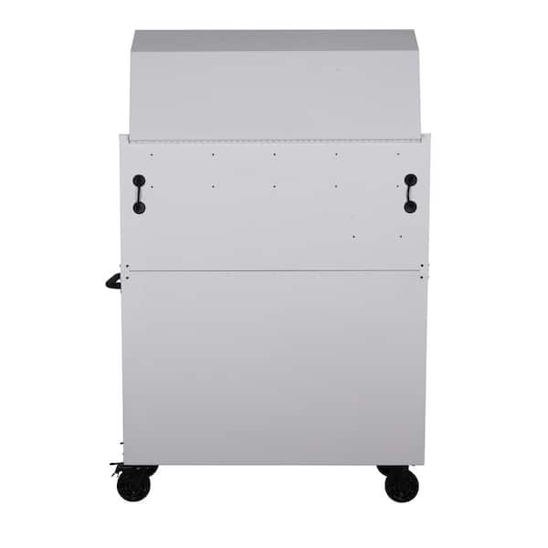Husky Heavy-Duty 52 in. W x 21.5 in. D 15-Drawer White Tool Chest Combo and  Rolling Cabinet with LED Light H52CH6TR9HDV3WH - The Home Depot