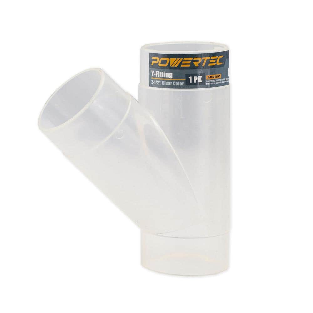 POWERTEC 2-1/2" Rectangular Nozzle Dust Collection for Shop Vac Fittings 70204 