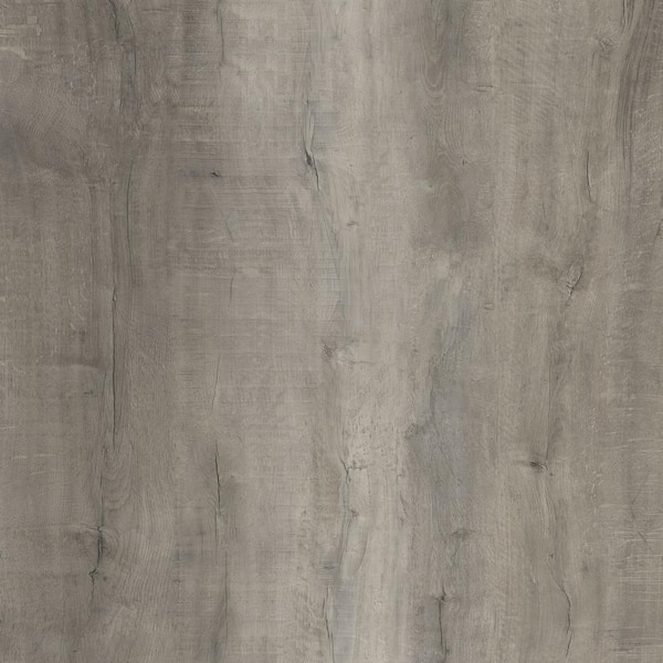 Payson Grey Oak 12 MIL x 7 in. W x 48 in. L Water Resistant Glue Down Vinyl Tile Flooring (46.67 sq. ft. /Case)