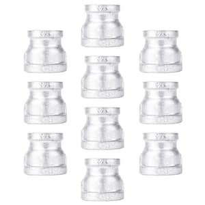 1/2 in. x 1/8 in. Galvanized Iron FPT x FPT Reducing Coupling Fitting (10-Pack)