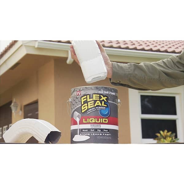 Rubberseal 2 Gal. White Liquid Rubber 10005029 - The Home Depot