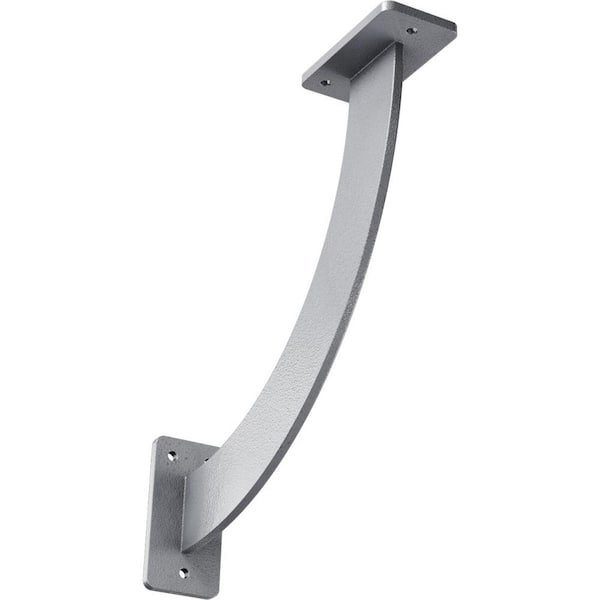 Ekena Millwork 2 in. x 11 in. x 11 in. Steel Hammered Light Blue Bradford Bracket