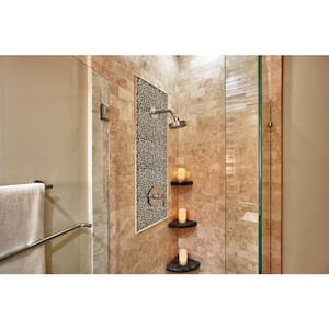 Mixed River Rock 12 in. x 12 in. Textured Marble Floor and Wall Tile (1 sq. ft./Each)