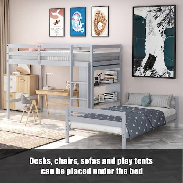 Gaulke twin loft deals bed