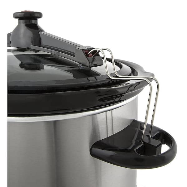 Platinum 8.5 Qt. Stainless Steel Slow Cooker with Locking Lid