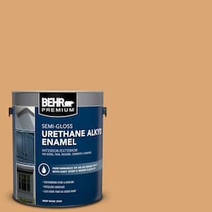 1 gal. #BIC-14 Fresh Nectar Urethane Alkyd Semi-Gloss Enamel Interior/Exterior Paint