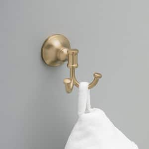 Delta Chamberlain Double Towel Hook Bath Hardware Accessory in