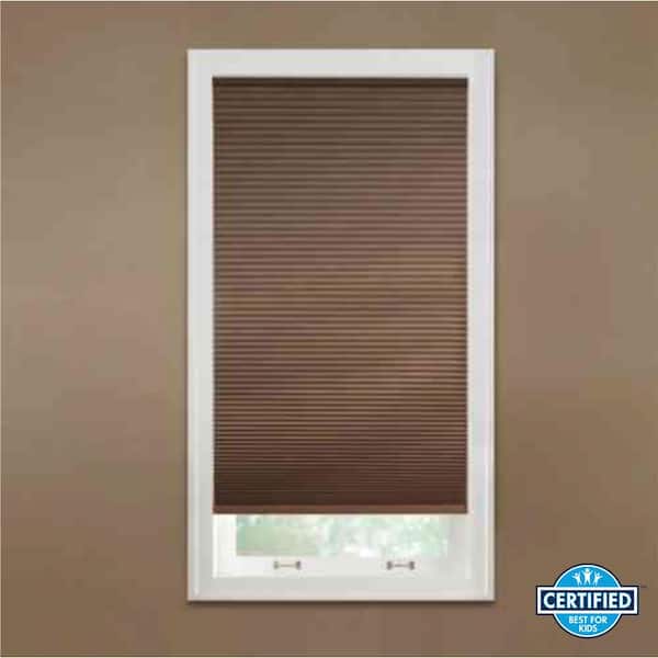 Home Decorators Collection Mocha Cordless Blackout Cellular Shade 35 In W X 48 L 10793478632046 - Home Decorators Collection Cordless Cellular Shade