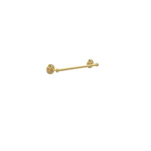 Que New Collection 18 in. Back to Back Shower Door Towel Bar in Polished Brass