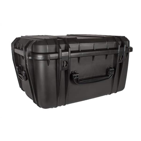 Seahorse 22.3 in. W x 28.3 in. L x 15.3 in. H Large Rolling Watertight Tool Case with Foam in Black