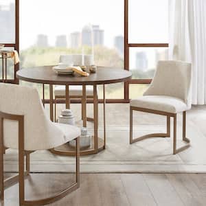 Robertson 2-Piece Cream Wood Top Dining Chair Set