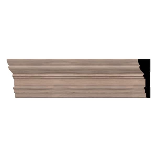 Ekena Millwork WM318 0.88 in. D x 3.25 in. W x 96 in. L Wood (Walnut) Colonial Casing Moulding